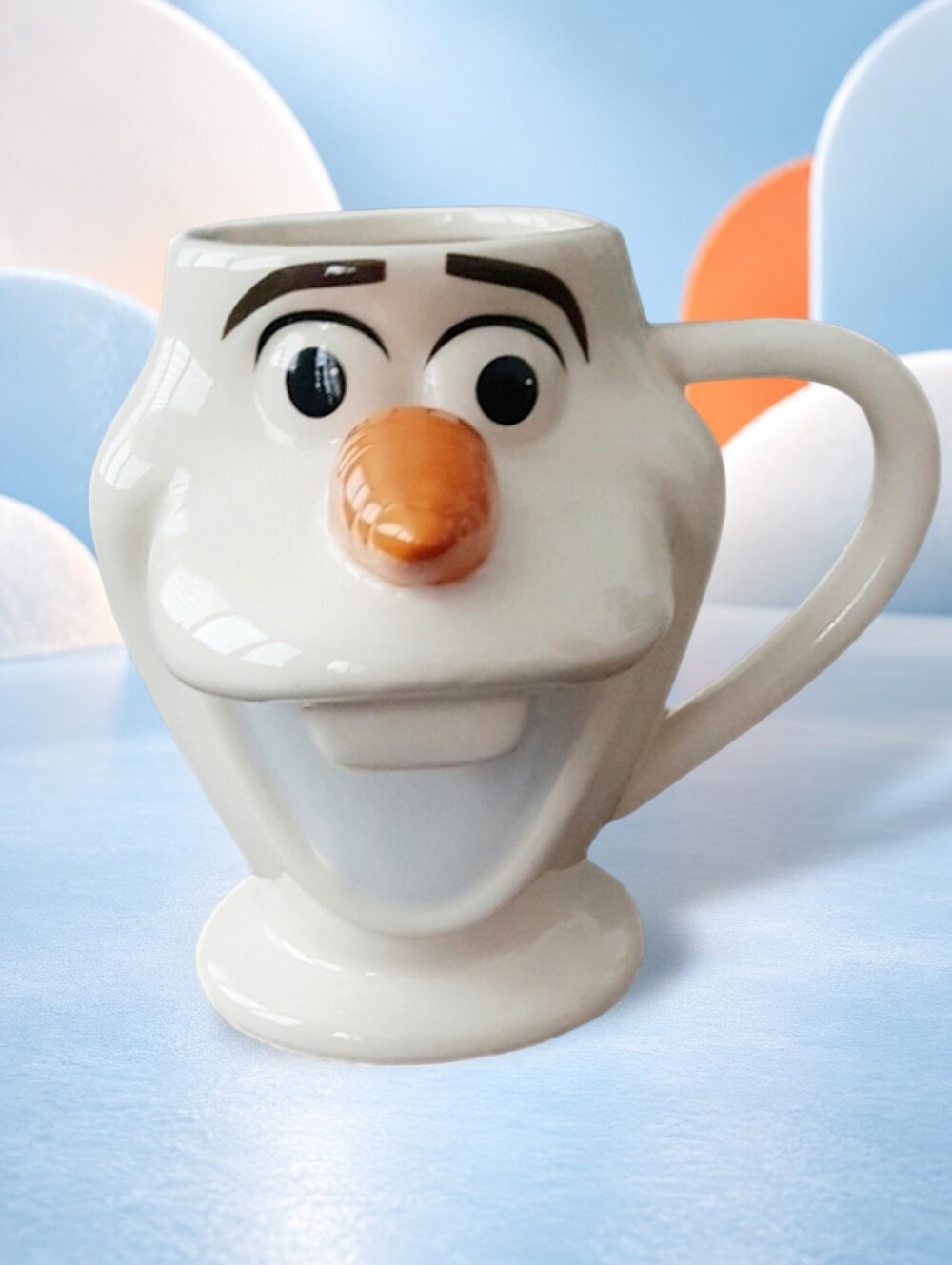 Disney Frozen II Olaf 3D Sculpted Ceramic Mug 12 oz Snowman